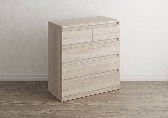 Комод Aksel 5 ящиков (дуб сонома)